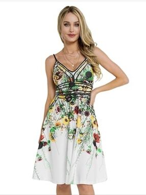 DRESSFO Summer Dress Sundress Cami Dress for Women NWT